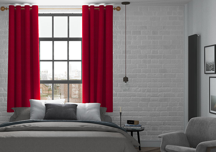 Faux Suede, Brick - Made to Measure Curtains - Image 3